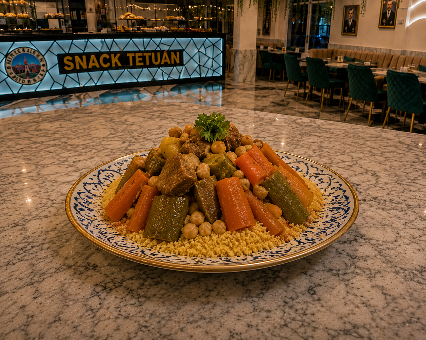 Cuscús tradicional Snack Tetuán