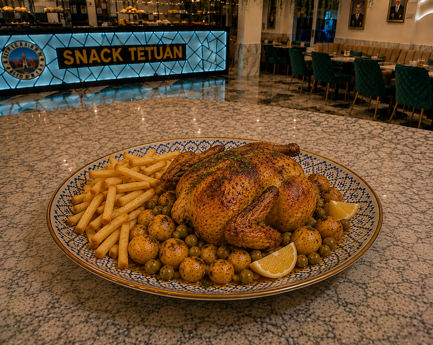 Pollo asado Snack Tetuán